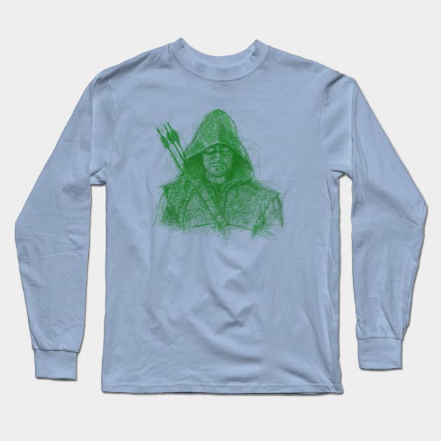 ARROW Long Sleeve T-Shirt by KARMADESIGNER T-SHIRT SHOP